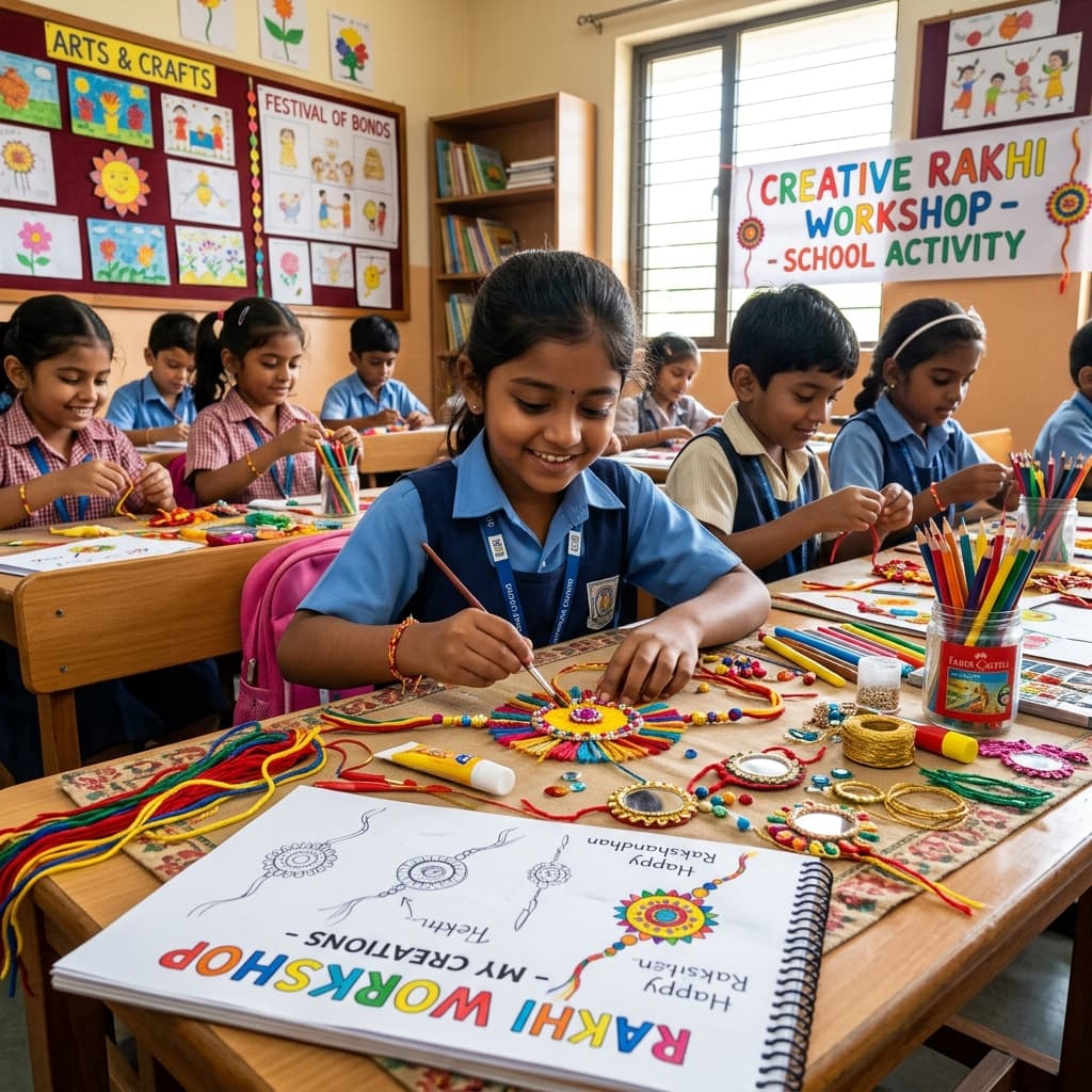 Rakhi Making Activity